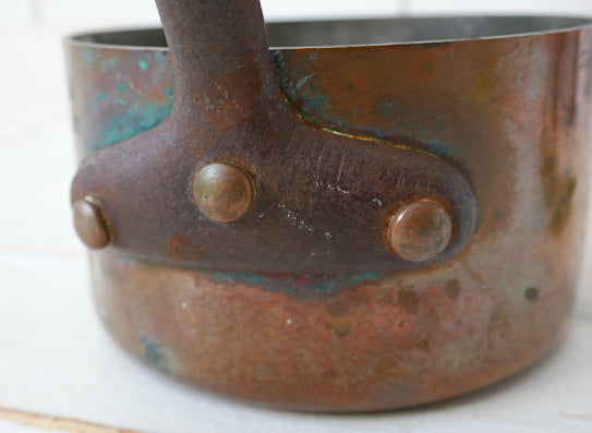 Matfer マトファー フランス OLD 銅製 コッパー アンティーク 片手鍋 ソースパン 銅鍋