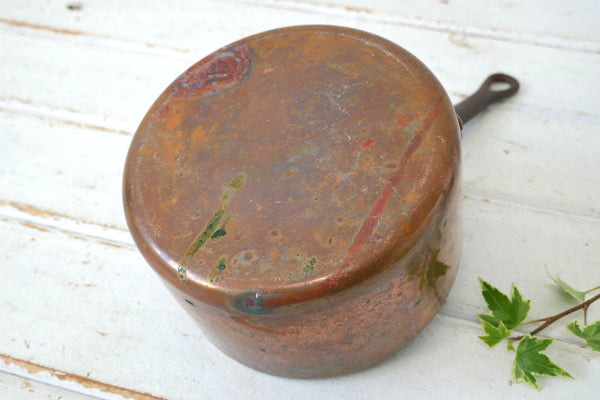 Matfer マトファー フランス OLD 銅製 コッパー アンティーク 片手鍋 ソースパン 銅鍋