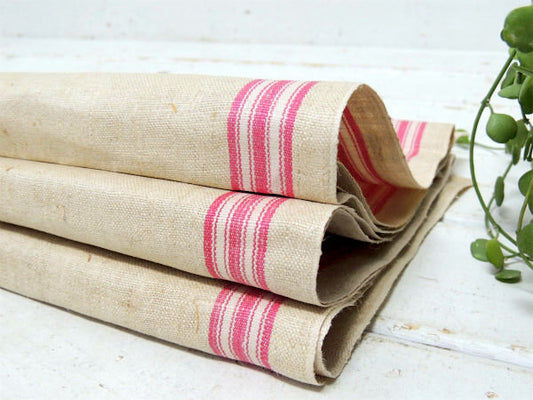 PURE LINEN デッドストック・ヴィンテージ・キッチンクロス・ディッシュクロス ・リネン