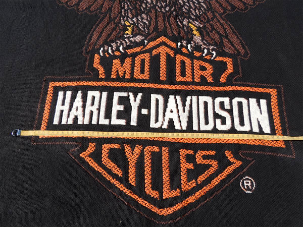 【HARLEY DAVIDSON】ハーレーダビッドソン・ヴィンテージ・ブランケット/インテリア/大判