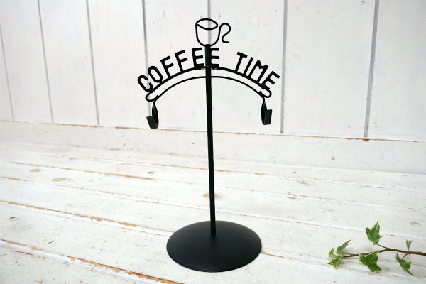 COFFEE TIME アイアン製 70's ヴィンテージ カップホルダー マグカップホルダー