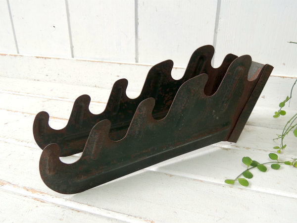 インダストリアル・古いアイアン製・グリーンカラー・ヴィンテージ・ウォールフック・壁掛けフック・工業系