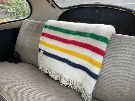 HUDSON'S BAY ハドソンズベイ イギリス ウール ブランケット アウトドア キャンプ 大判