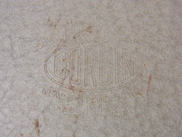 【CORBIN】鍵付き・ティン製・アンティーク・メールボックス/郵便受け/ポスト USA