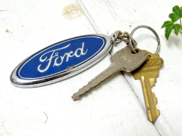 【FORD・フォード】ヴィンテージ・メタル製・アドバタイジング・キーホルダー