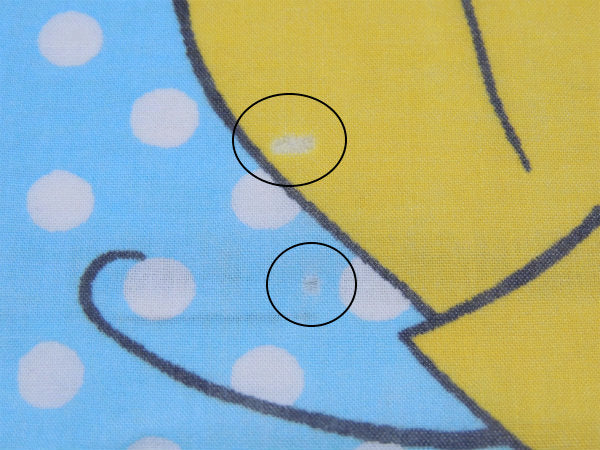 【ミッキー&フレンズ】水玉&ダンス柄・ヴィンテージ・ユーズドシーツ(ボックスタイプ) USA