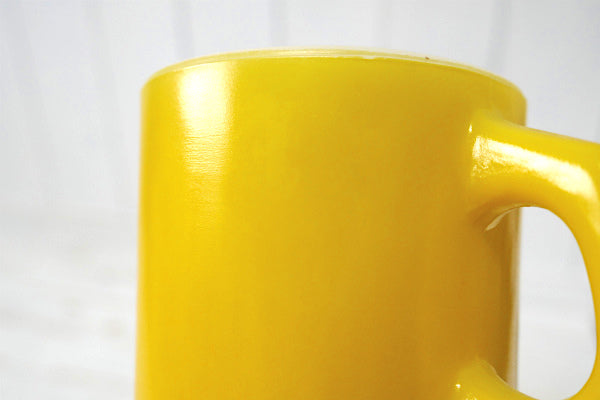 FireKing ファイヤーキング スタッキング マグカップ ヴィンテージ 食器 イエロー USA