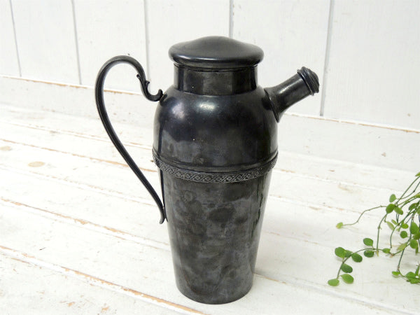 【ROSETTE】シルバーメッキ製・ヴィクトリアン・アンティーク・カクテルシェーカー・シェーカー