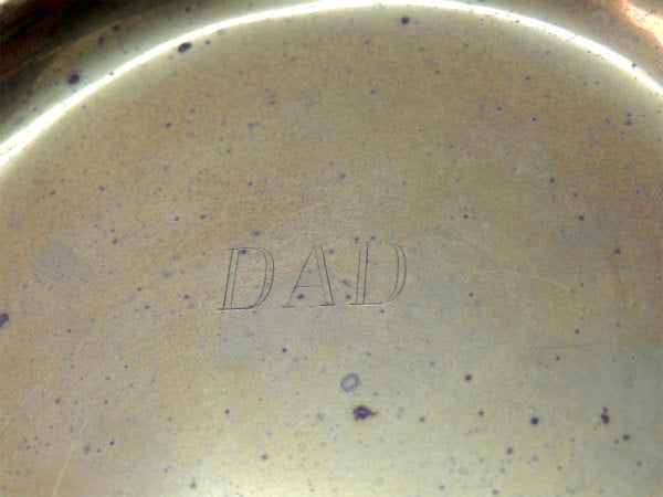 【POCKET CHANGE・DAD】USA・真鍮製・ヴィンテージ・ポケットチェンジ・マネートレイ