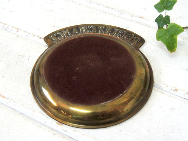 【POCKET CHANGE・DAD】USA・真鍮製・ヴィンテージ・ポケットチェンジ・マネートレイ