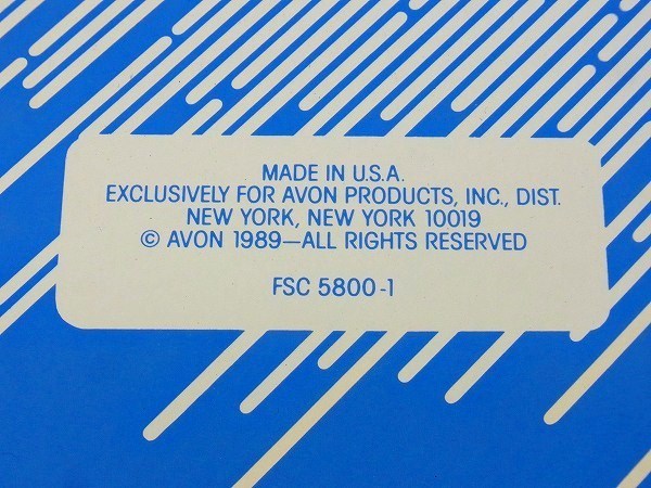 【AVON・エイボン】花柄・デッドストック・80'sヴィンテージ・ジュエリーボックス/宝石箱 USA