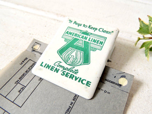 【AMERICAN LINEN】スチール製・ノベルティ・ヴィンテージ・クリップ/ペーパークリップ