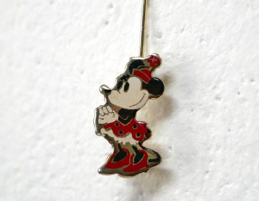 ウォルトディズニー Disney ミニーマウス ヴィンテージ ブローチ USA