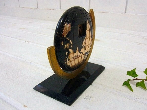 地球儀型・アンティーク・デスクカレンダー/卓上カレンダー USA