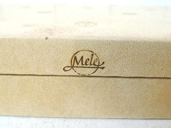 【Mele】細かな仕切り付き・アンティーク・ジュエリーボックス/ジュエリーケース/宝石箱
