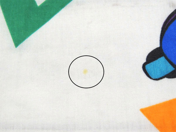 【ミッキー&ミニー】ローラースケート柄・ヴィンテージ・ユーズドシーツ(ボックスタイプ) USA