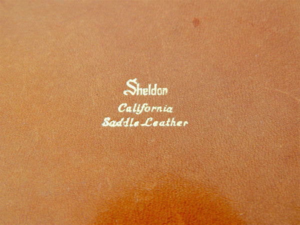 【California Saddle-Leather】革製・小さなヴィンテージ・アクセサリーケース