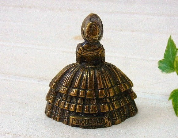 ポルトガル製・真鍮・アンティーク・ベル/ハンドベル/呼び鈴