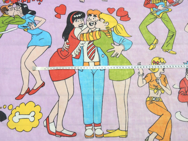 アーチーズコミック 激レア アメコミ・ヴィンテージ・ユーズドシーツ ボックタイプ USA 生地