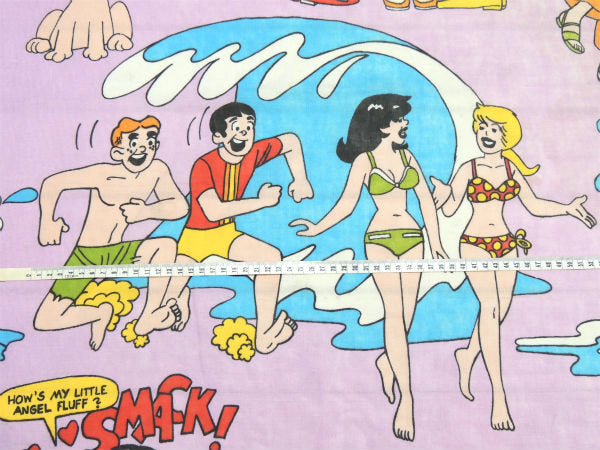 アーチーズコミック 激レア アメコミ・ヴィンテージ・ユーズドシーツ ボックタイプ USA 生地