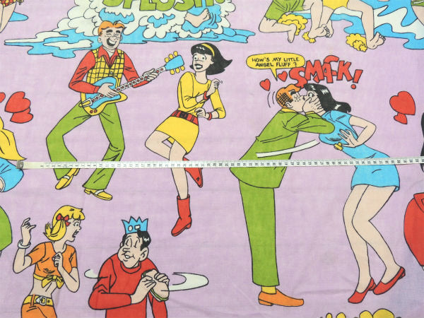 アーチーズコミック 激レア アメコミ・ヴィンテージ・ユーズドシーツ ボックタイプ USA 生地