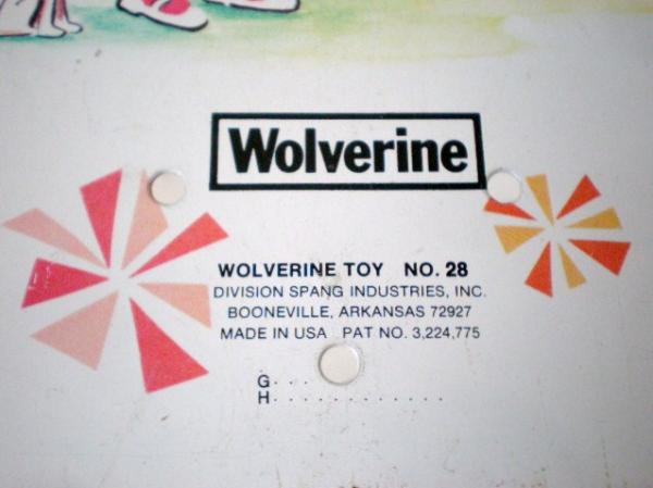 【Wolverine社】TIN製・ヴィンテージ・アイロン台・アイロンスタンド・TOY・玩具・USA