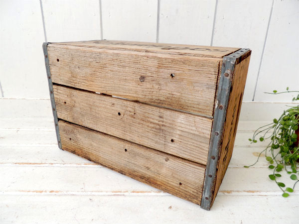 Schweppes シュウェップス・ソーダ・ヴィンテージ・木箱・ウッドボックス・クレート・ドリンク