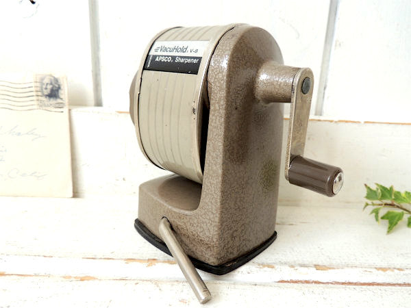 【APSCO】USA!6種類サイズ・ビンテージ・鉛筆削り/ペンシルシャープナー