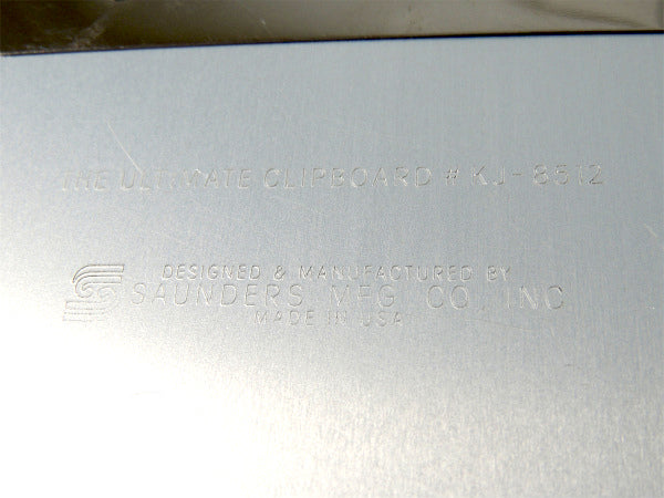 【SAUNDERS】USA・アルミ製・クリップボード/バインダー/工業系