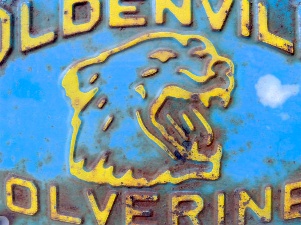 【オクラホマ州 ホルデンビル】ヴィンテージ・アドバタイジング・ナンバープレート・USA・モーター系