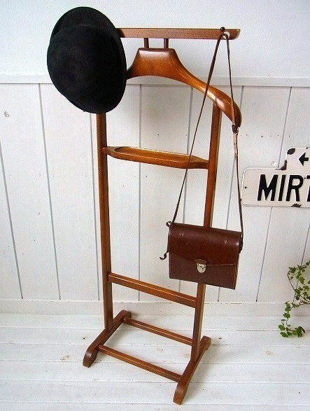 木製・アンティーク・スタンド・ハンガー/コートハンガー　USA