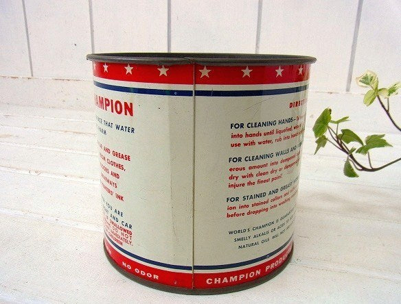 【WOLRLD'S CHAMPION/チャンピオン】ヴィンテージ・ティン缶/ブリキ缶 USA