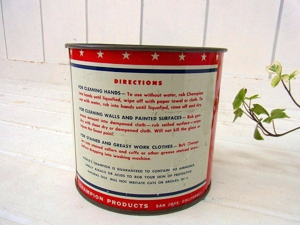 【WOLRLD'S CHAMPION/チャンピオン】ヴィンテージ・ティン缶/ブリキ缶 USA