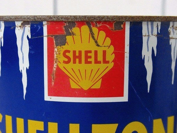 【SHELLZONE】シェル・1ガロン・ヴィンテージ・オイル缶/ティン缶 USA