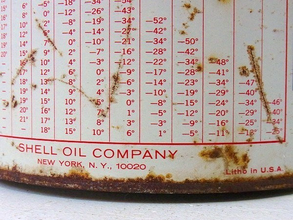 【SHELLZONE】シェル・1ガロン・ヴィンテージ・オイル缶/ティン缶 USA