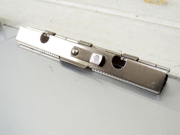 USA・工業系・書類ケース付き・アルミ製・ヴィンテージ・バインダー/クリップボード