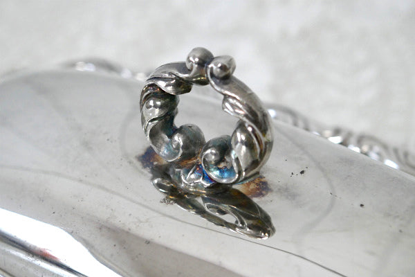 ONEIDA シルバープレート ヴィンテージ バターディッシュ バターケース ヴィクトリアン USA