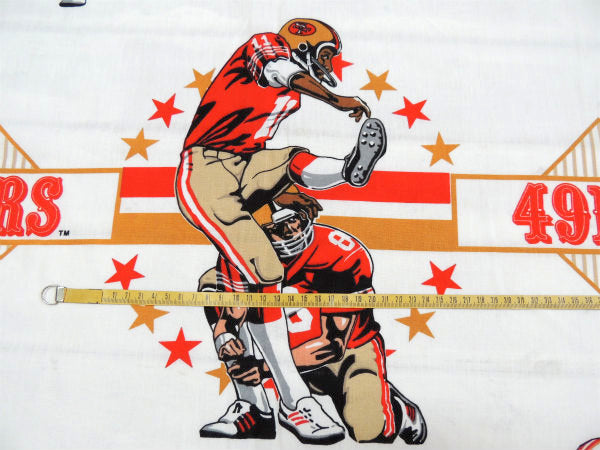 【NFL】SF・アメリカンフットボール柄・ユーズドシーツ(フラットタイプ) USA