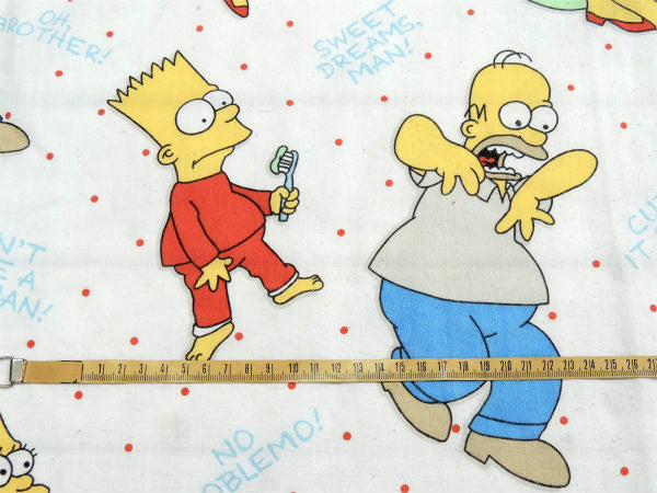 【ザ・シンプソンズ】USA!キャラクター生地・ユーズドシーツ(ボックスタイプ)