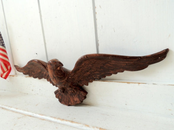 翼を広げたイーグル ヴィンテージ アメリカンイーグル 壁飾り ウォールデコ 鷲 USA