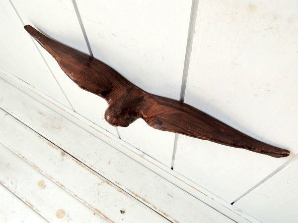 翼を広げたイーグル ヴィンテージ アメリカンイーグル 壁飾り ウォールデコ 鷲 USA