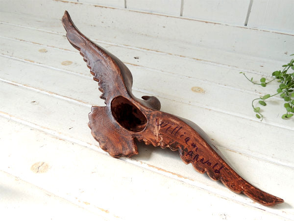 翼を広げたイーグル ヴィンテージ アメリカンイーグル 壁飾り ウォールデコ 鷲 USA