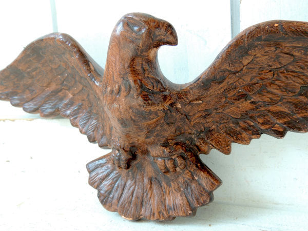 翼を広げたイーグル ヴィンテージ アメリカンイーグル 壁飾り ウォールデコ 鷲 USA