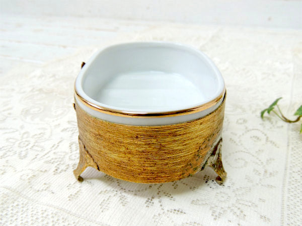 Stylebuilt 蝶・ゴールドフレーム・NY 24K ヴィンテージ・ソープディッシュ・石鹸置き