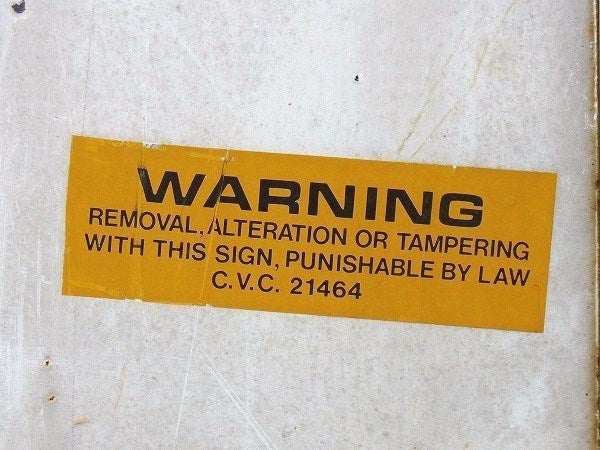 【PARKING】道路標識・ホーロー製・ヴィンテージ・サイン/看板 USA