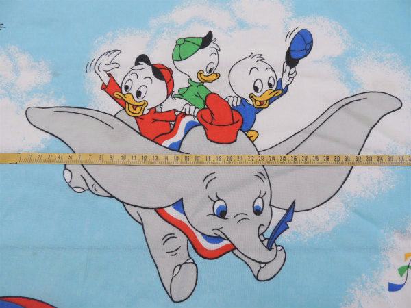 【ミッキー&フレンズー】大人気!ディズニー・飛行船・ヴィンテージ・ユーズドシーツ(ボックスタイプ)