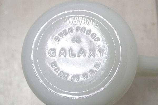 GALAXY ギャラクシー BEST DAD 最高の父 ミルクガラス ヴィンテージ マグカップ