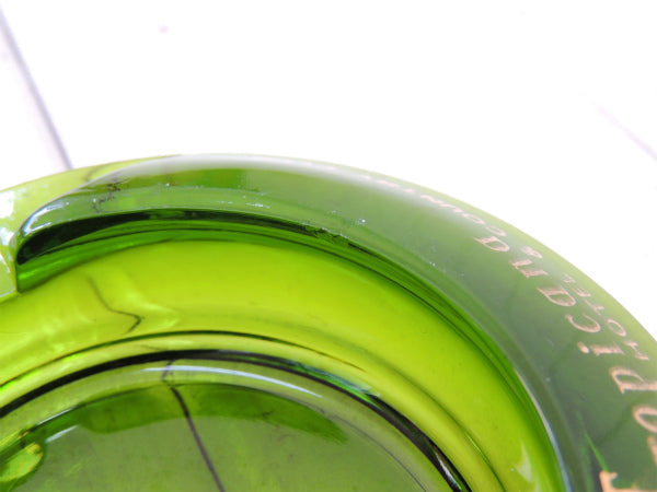 【トロピカーナ・ラスベガス・カジノホテル】57's~ヴィンテージ・アドバタイジング・灰皿・緑ガラス