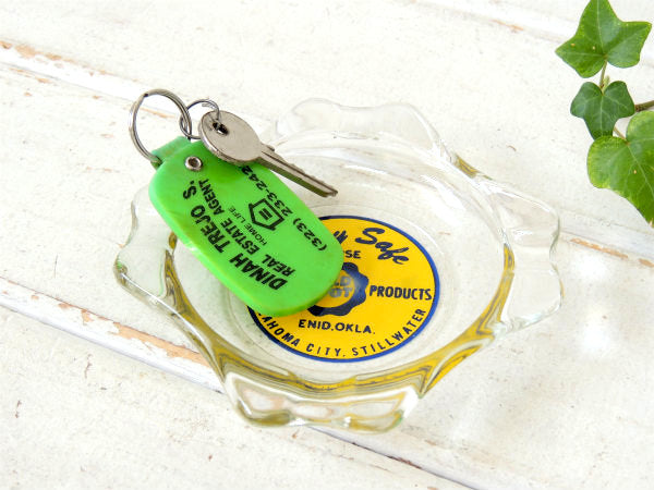 【GOLD SPOT DAIRY】1950〜60s・ガラス・ビンテージ・アドバタイジング・灰皿