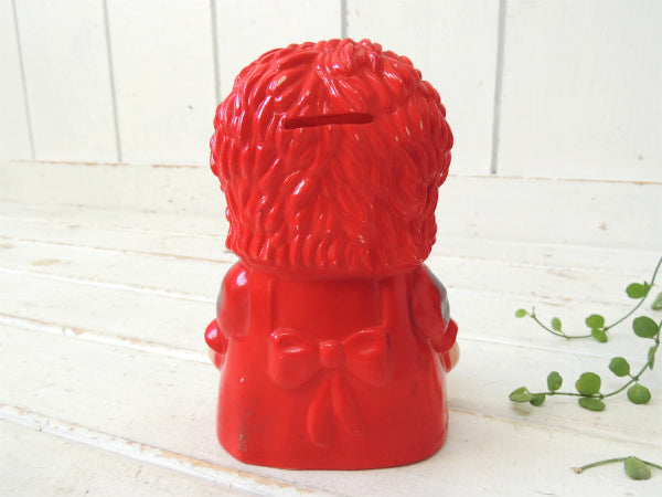 【ラガディ アン】ヴィンテージ・コインバンク/貯金箱/PLAY PAL PLASTICS